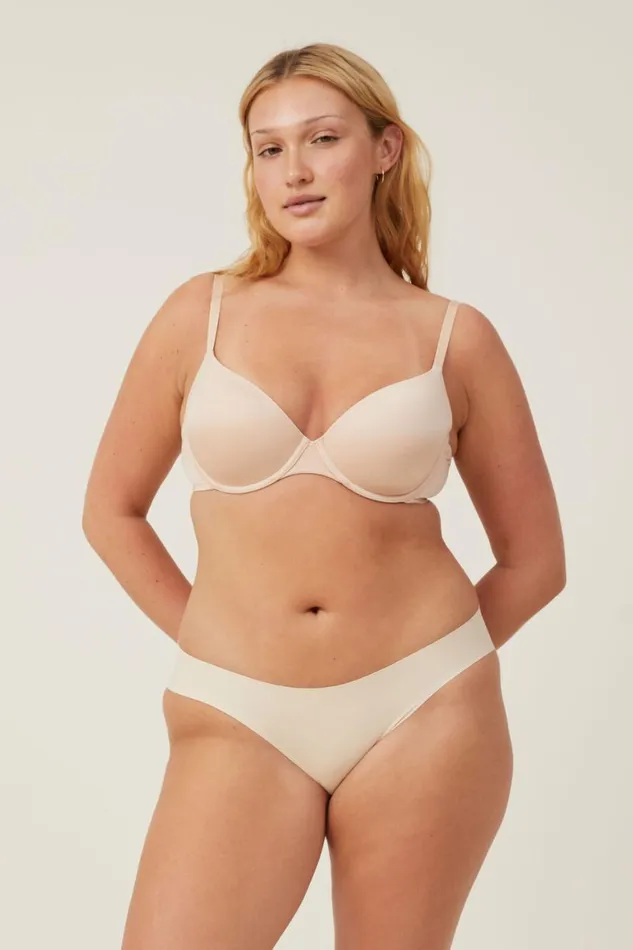 Women Panties Cotton On Party Pants Seamless Bikini Brief Frappe