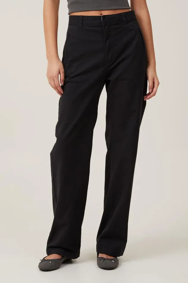 Women Pants Cotton On Bailey Pant Black