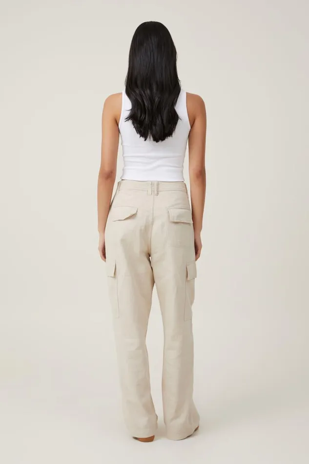 Women Pants Cotton On Bobbie Cargo Pant Stone