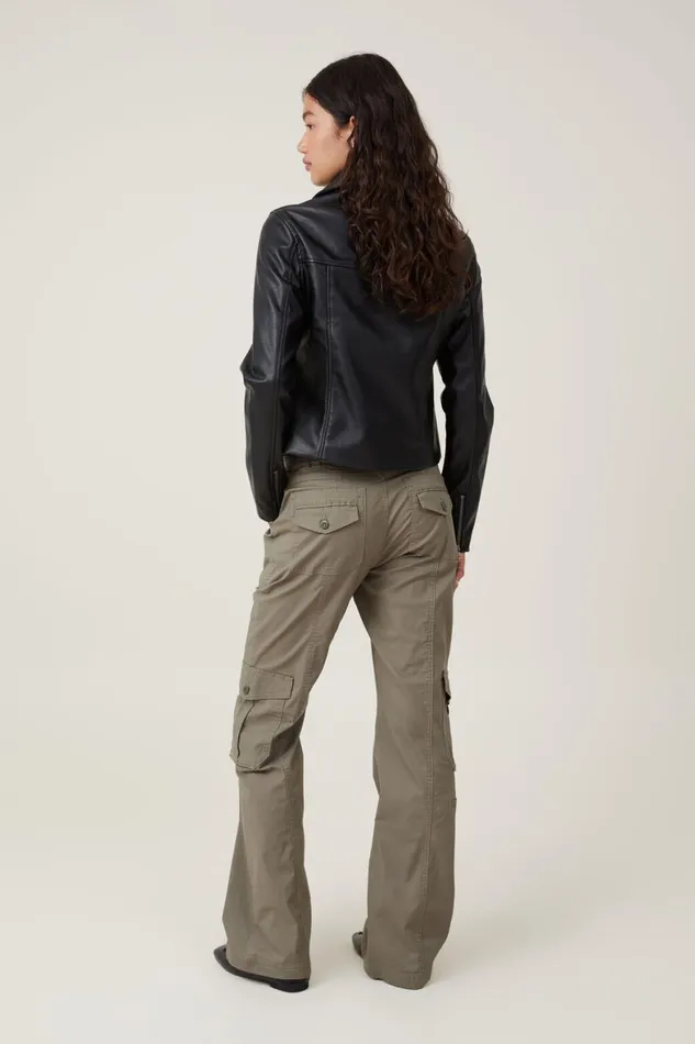 Women Pants Cotton On Bootleg Cargo Pant Woodland