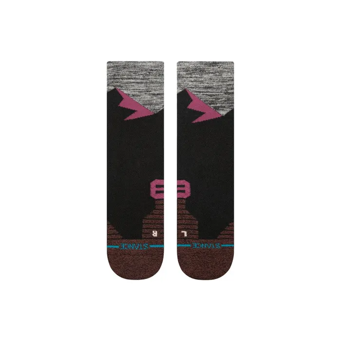 Women Performance Wool Hiking Socks Mid Wool 8211 Berry Stance Crew