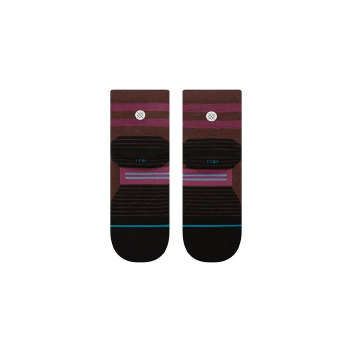 Women Performance Wool Quarter Socks Darkbrown Stance Quarter