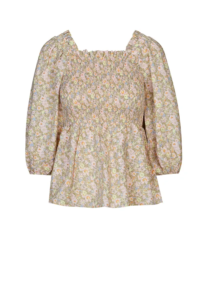 Women PhillyMD Print Top Spring Bouquet Modstrm Tops Women PhillyMD Print Top Spring Bouquet Modstrm Tops