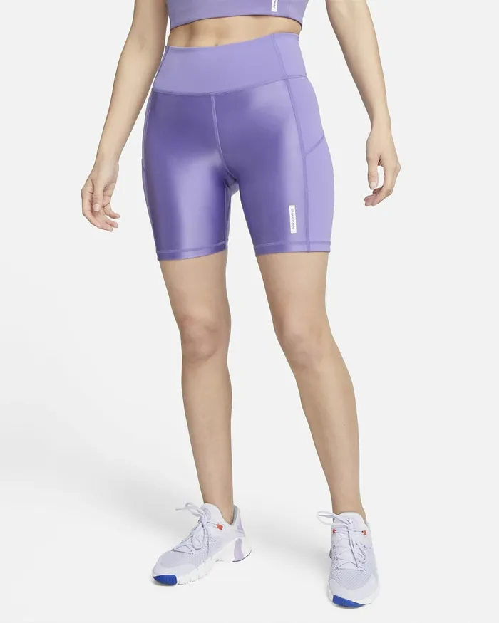 Women Pro Space Purplewhite Nike Leggings