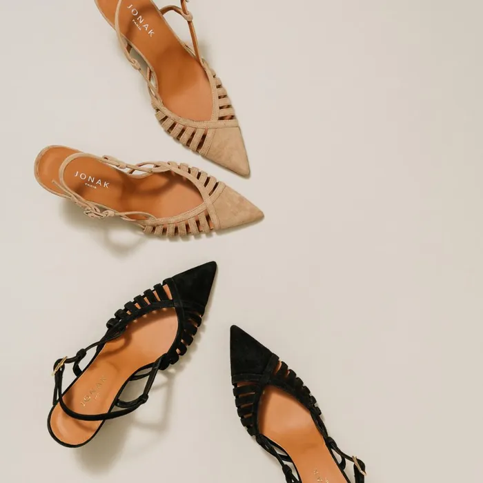 Women Pumps Jonak Pointed Toe Pumps With Openwork Details