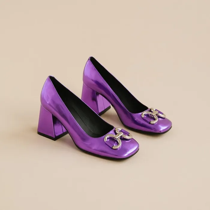 Women Pumps Jonak Silver Buckle Pumps Women Pumps Jonak Silver Buckle Pumps