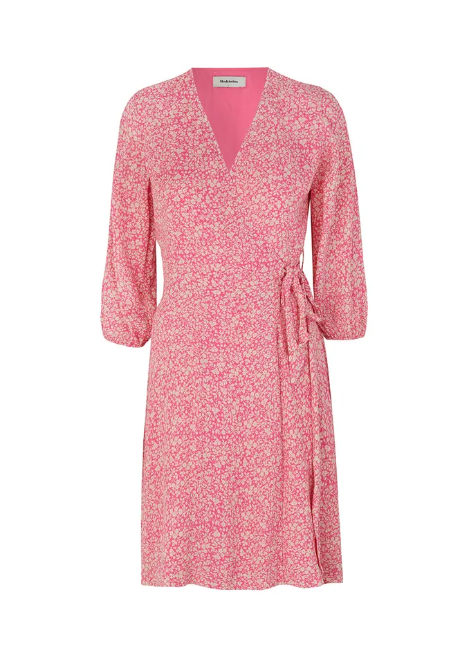 Women RinnaMD Print Wrap Dress Taffy Fairytale Flower Modstrm Dresses Women RinnaMD Print Wrap Dress Taffy Fairytale Flower Modstrm Dresses