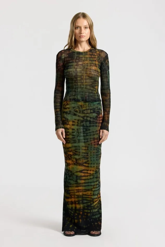 Women Rio Maxi Skirt Desert Mirage Ripple COTTON CITIZEN Skirts