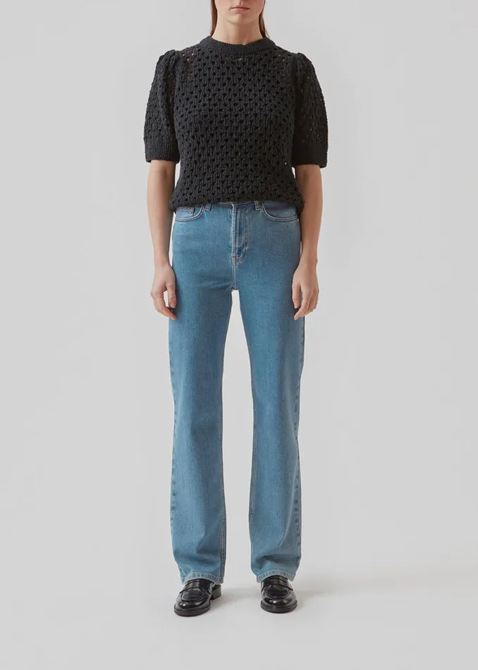 Women RubieMD Jeans Mid Blue Modstrm Pants and Leggings