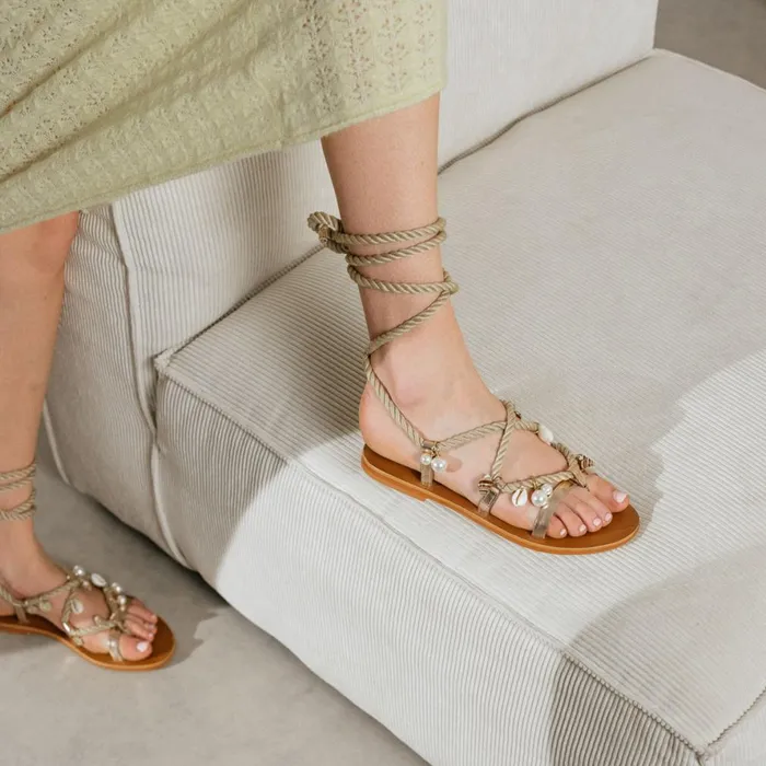 Women Sandals Jonak Beaded Sandals
