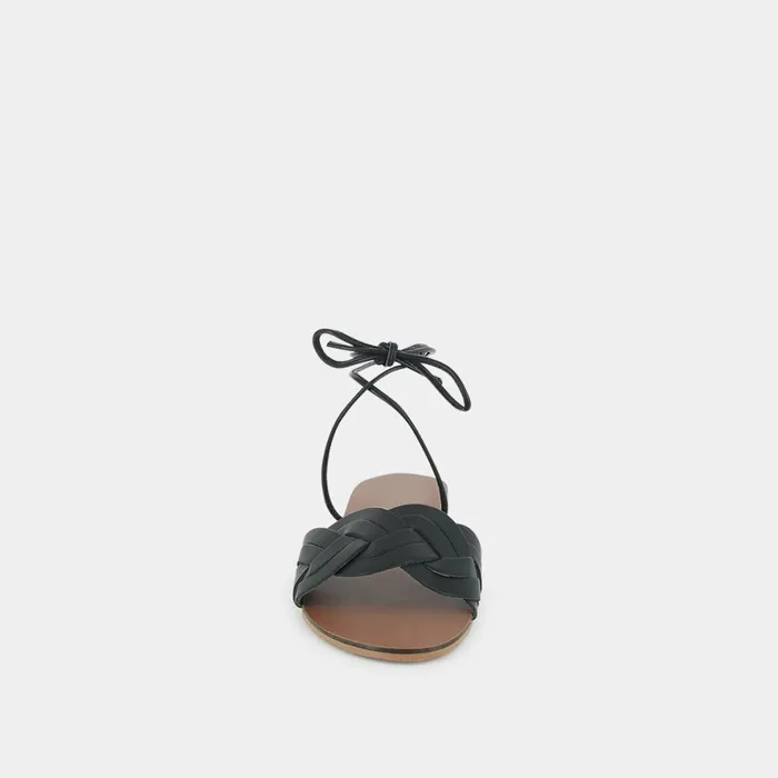 Women Sandals Jonak Braided Sandals With Laces