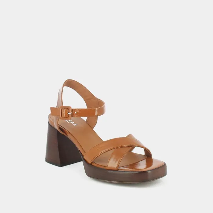 Women Sandals Jonak CrossStrap Sandals With Chunky Heels