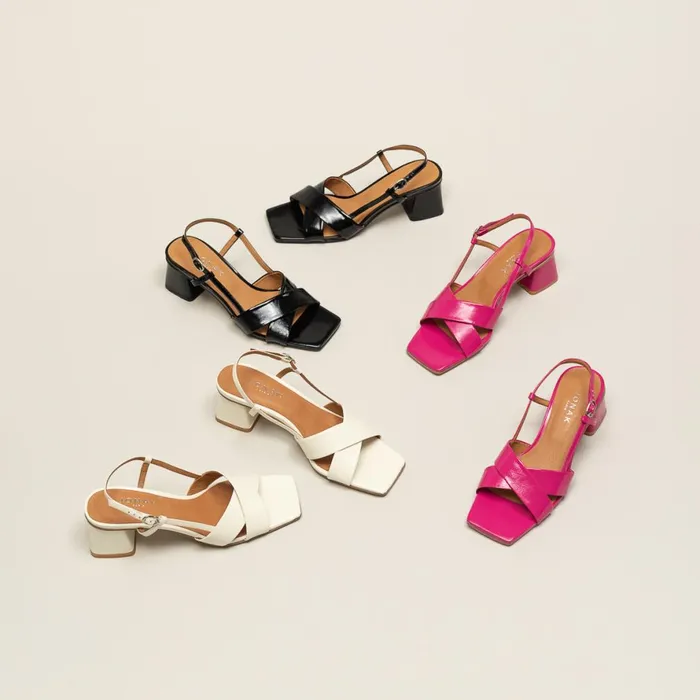 Women Sandals Jonak CrossStrap Slingback Sandals