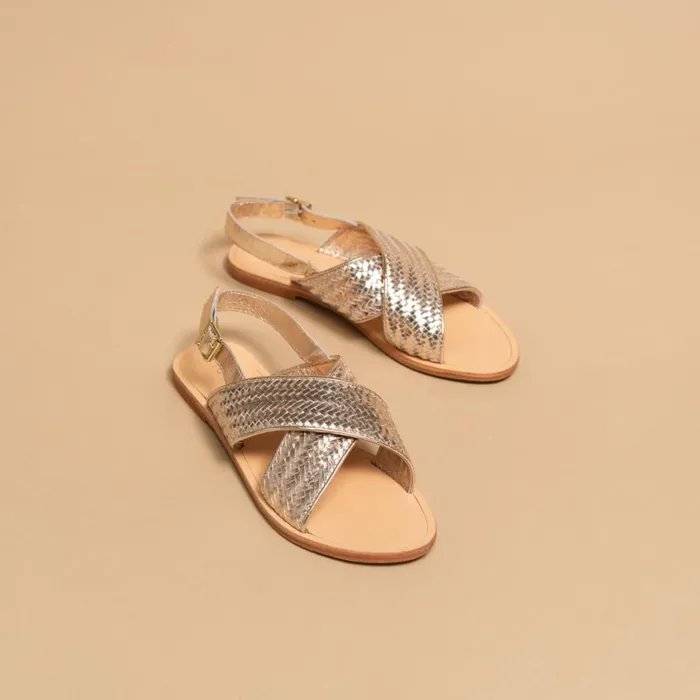 Women Sandals Jonak Flat Sandals With Broad Straps