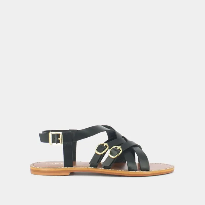 Women Sandals Jonak Flat Sandals With Woven Soles
