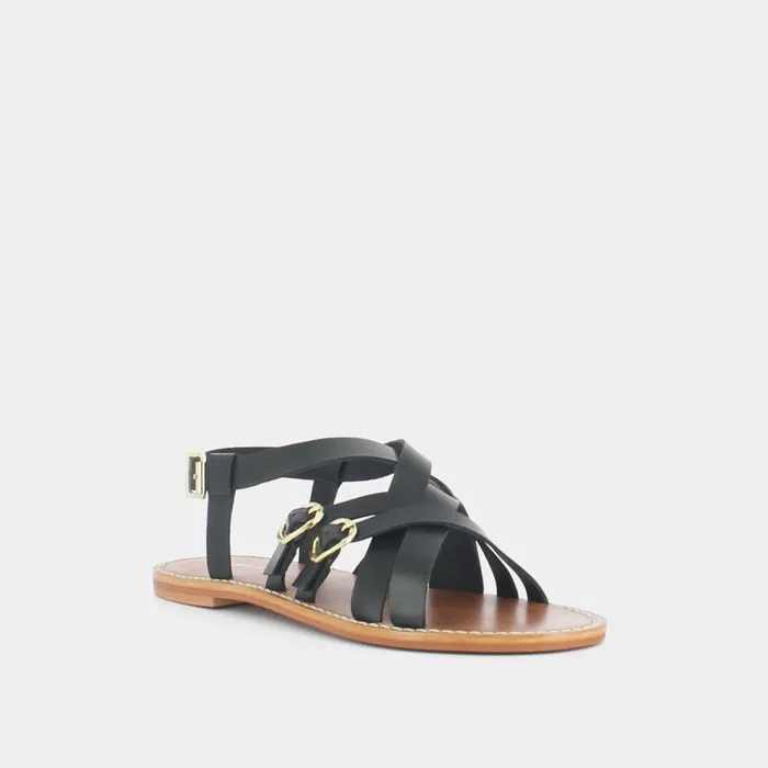 Women Sandals Jonak Flat Sandals With Woven Soles