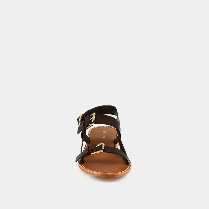 Women Sandals Jonak Gold Buckle Sandals