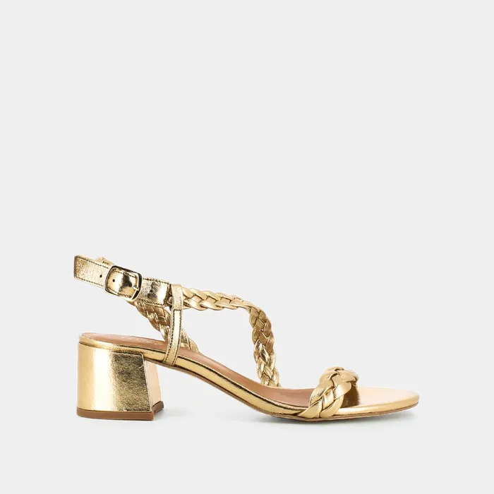 Women Sandals Jonak Heeled Sandals With Braided Straps