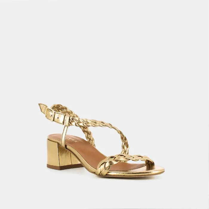 Women Sandals Jonak Heeled Sandals With Braided Straps