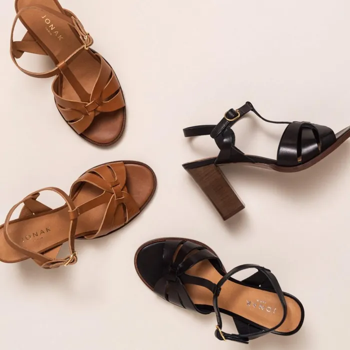 Women Sandals Jonak Heeled Sandals With Straps