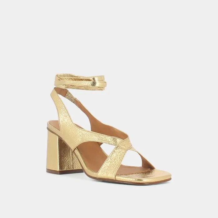 Women Sandals Jonak Heeled Sandals With Tie Straps