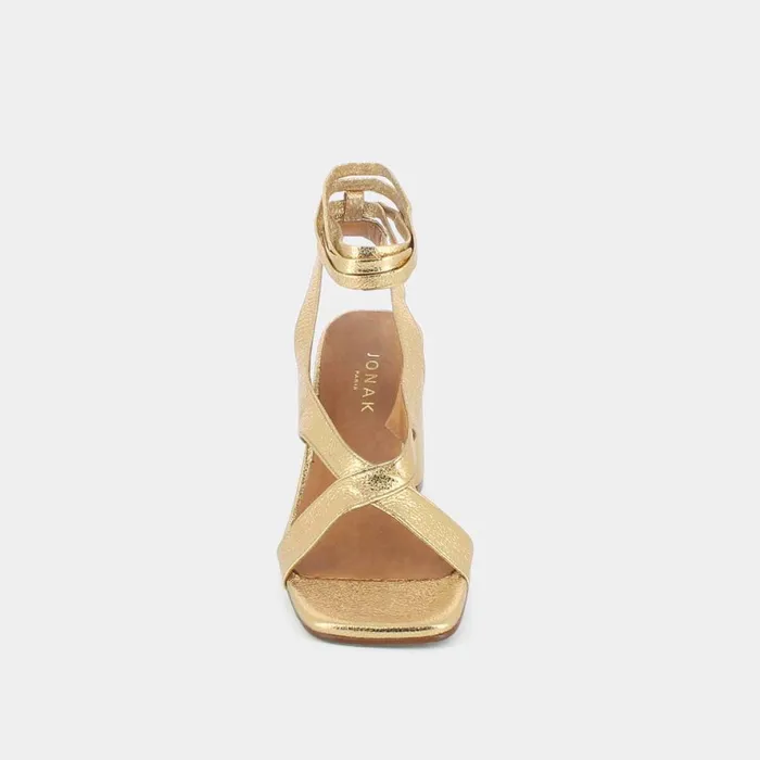 Women Sandals Jonak Heeled Sandals With Tie Straps