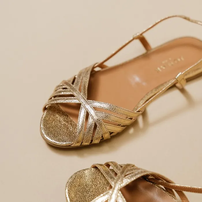 Women Sandals Jonak Open Toe Flat Sandals