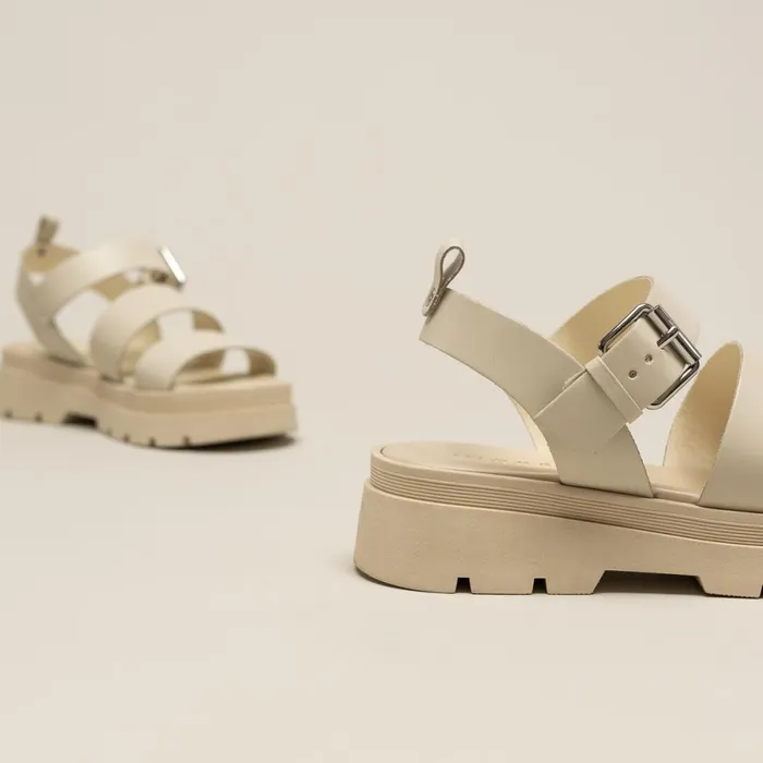 Women Sandals Jonak Platform Sandals With Buckles