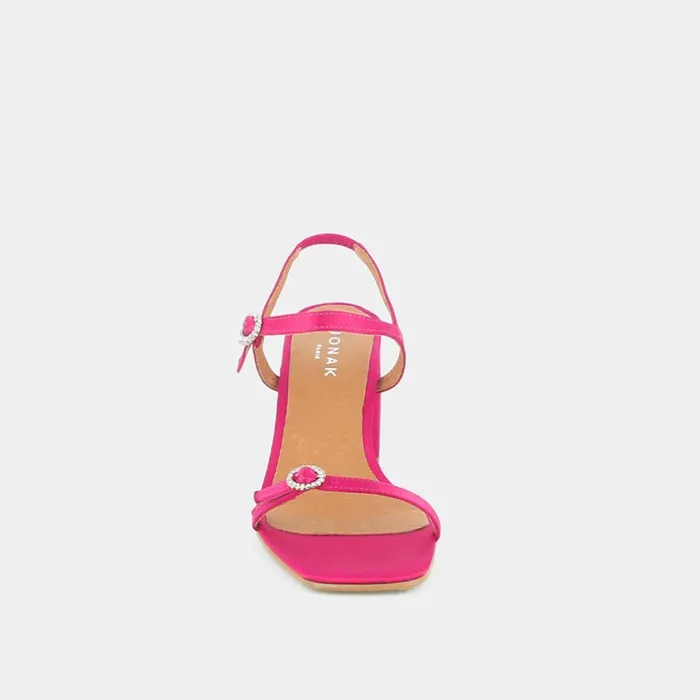 Women Sandals Jonak Sandales Bouts Carrs Et Dtails Strass