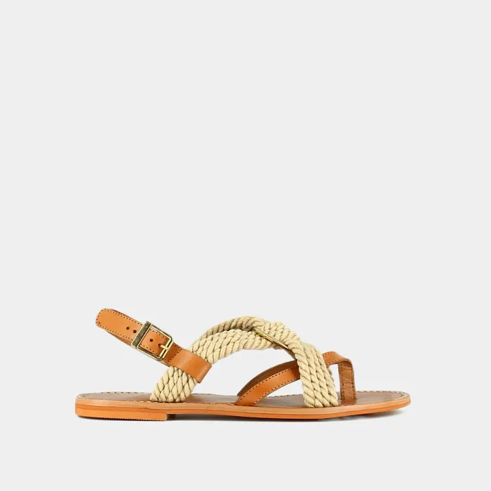 Women Sandals Jonak Sandals With CrissCross Straps