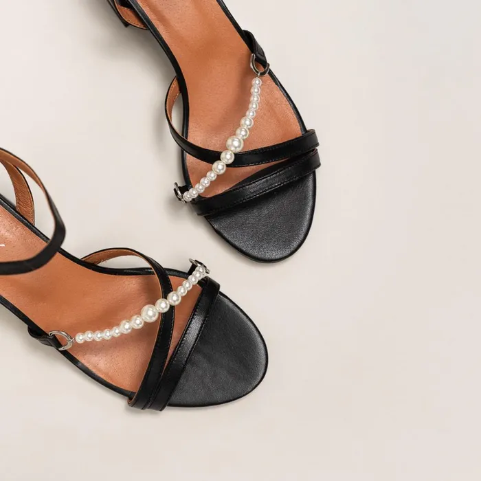 Women Sandals Jonak Sandals With Heels And Beads