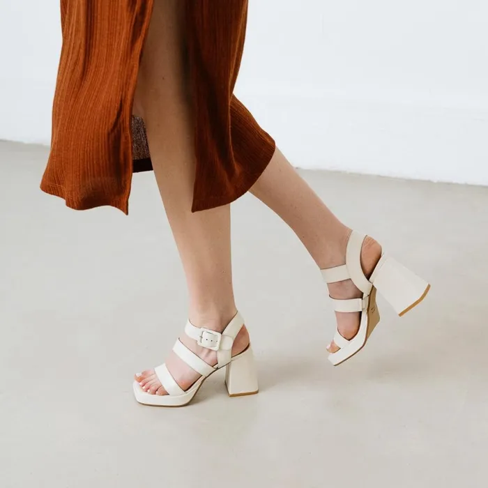 Women Sandals Jonak Sandals With Open Straps And Platforms