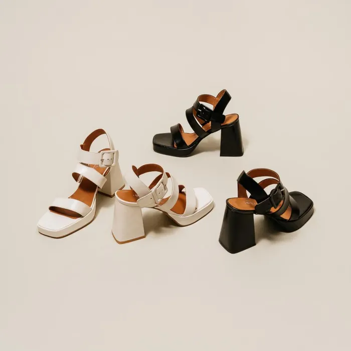 Women Sandals Jonak Sandals With Open Straps And Platforms