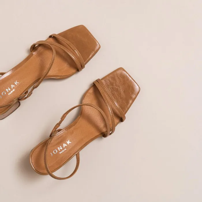 Women Sandals Jonak Strappy Sling Back Sandals