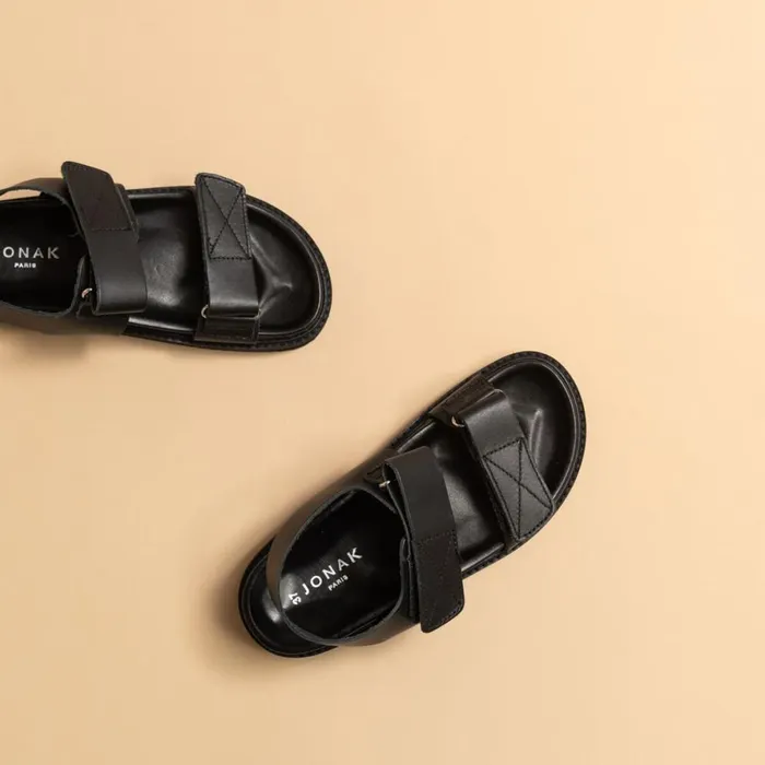 Women Sandals Jonak Thick Straps And Platform Sandals