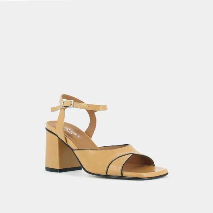 Women Sandals Jonak TwoTone Heels With Strap