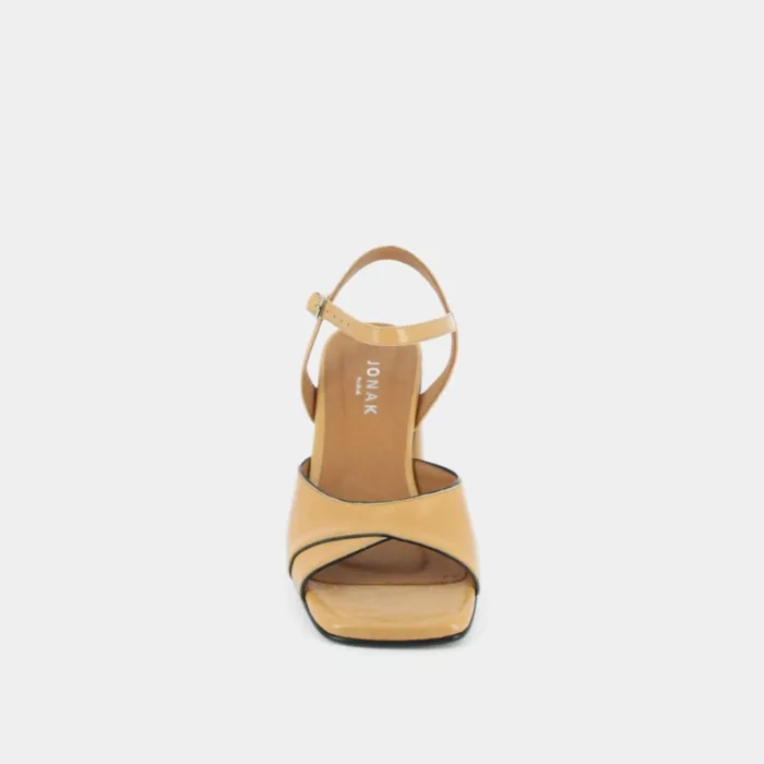 Women Sandals Jonak TwoTone Heels With Strap