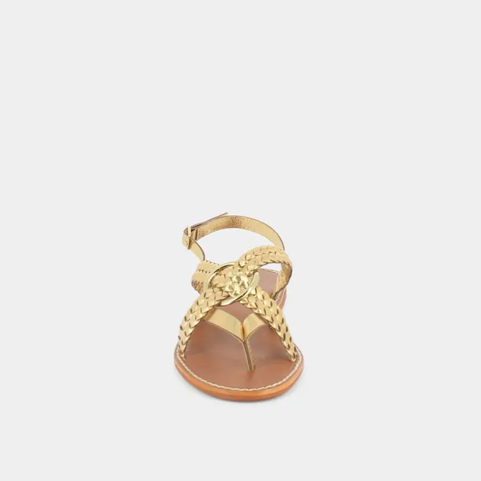 Women Sandals Jonak Woven Flat Sandals