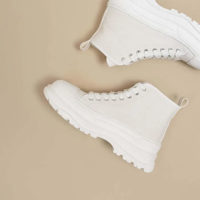 Women Sneakers Jonak Trainers With Laces And Thick Sole