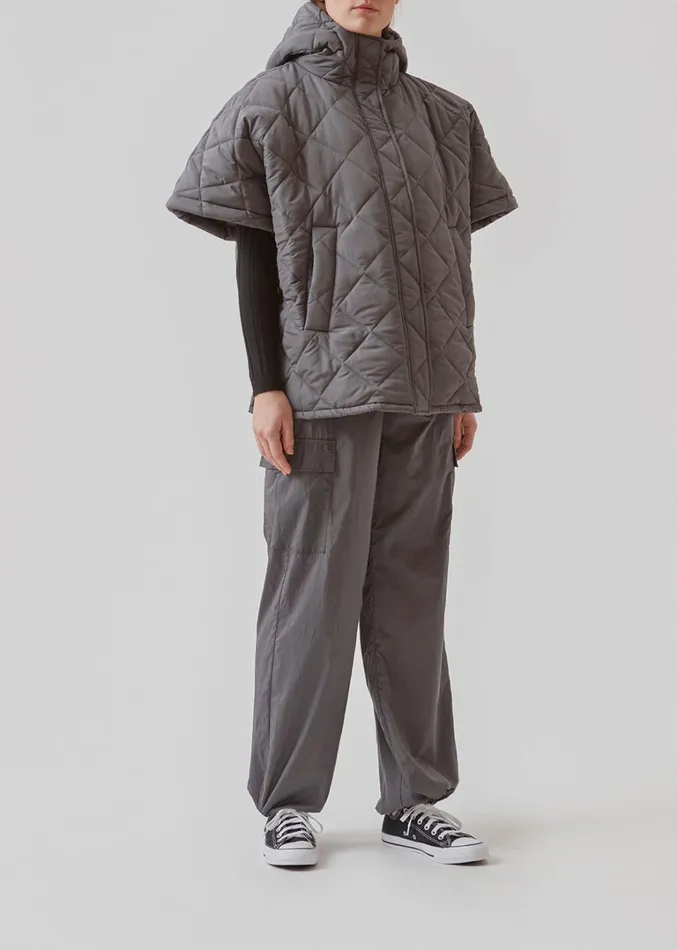 Women SophiaMD Poncho Rainy Grey Modstrm Coats and Jackets