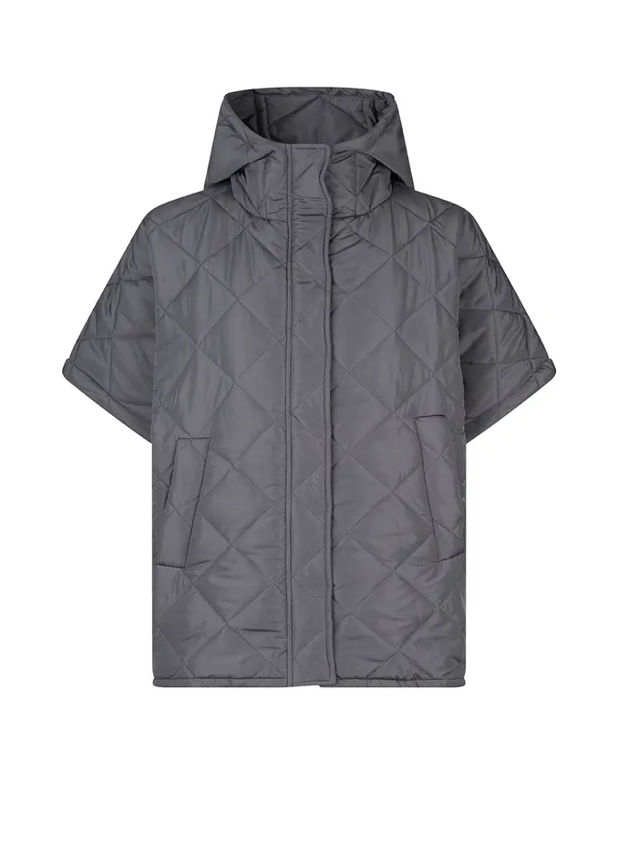 Women SophiaMD Poncho Rainy Grey Modstrm Coats and Jackets Women SophiaMD Poncho Rainy Grey Modstrm Coats and Jackets
