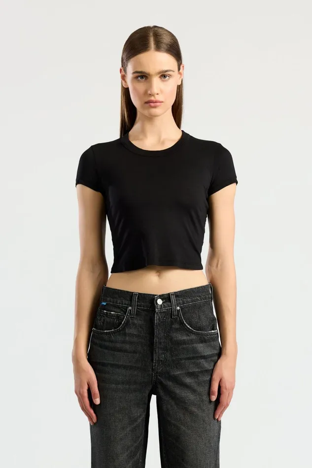 Women Standard Baby Tee Jet Black COTTON CITIZEN Tees