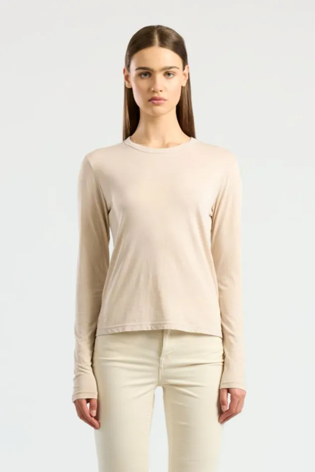 Women Standard Long Sleeve Shirt Vintage Oatmeal COTTON CITIZEN Shirts