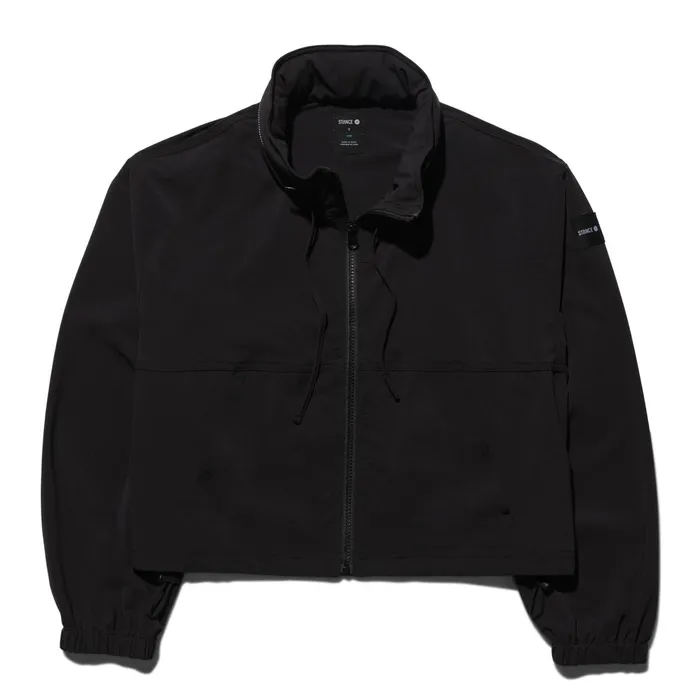 Women Superfly Athletic Jacket Black Stance Hoodies and Jackets
