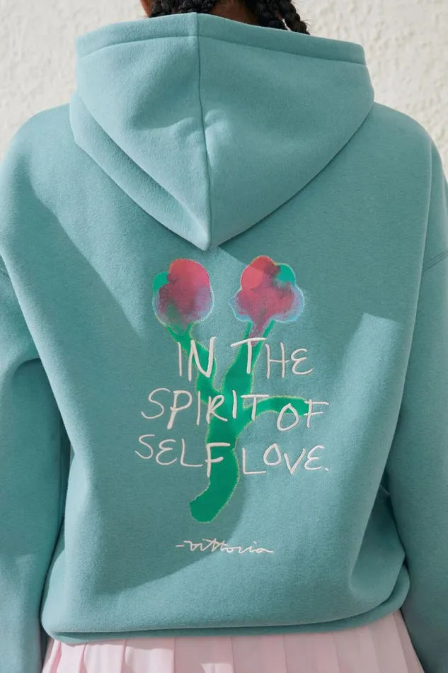 Women Sweats and Hoodies Cotton On Plush Premium Hoodie Sea Glasslcn Amber Vittoria