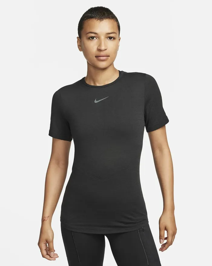 Women Swift Wool Black Nike Tops And TShirts