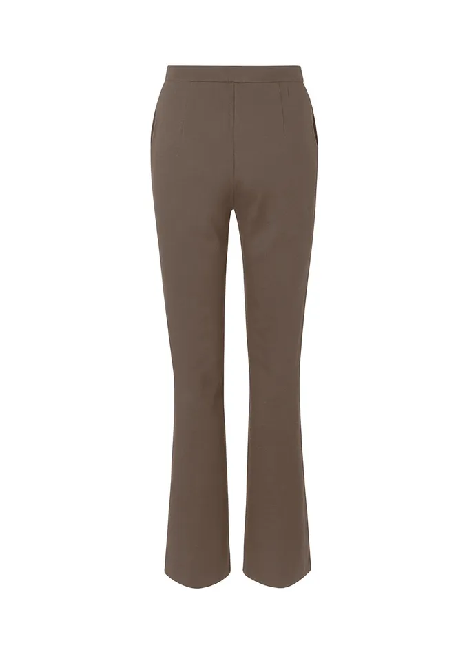 Women TannyMD Slit Pants Espresso Modstrm Pants and Leggings Women TannyMD Slit Pants Espresso Modstrm Pants and Leggings