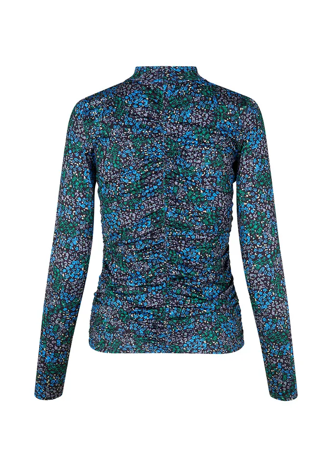 Women TilloMD Print Tneck Malibu Poetry Flower Modstrm Tops Women TilloMD Print Tneck Malibu Poetry Flower Modstrm Tops