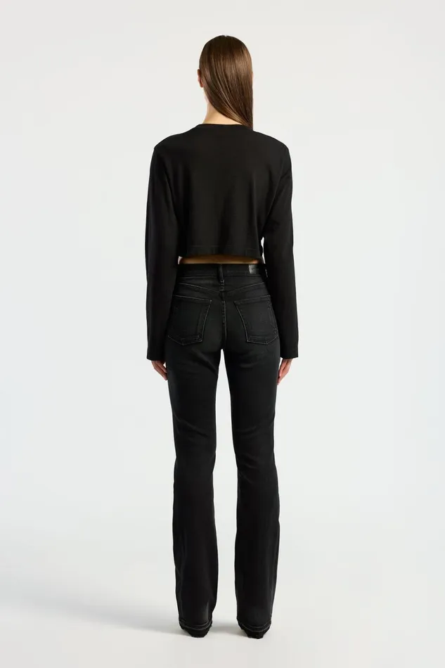 Women Tokyo Crop Shirt Jet Black COTTON CITIZEN Shirts Women Tokyo Crop Shirt Jet Black COTTON CITIZEN Shirts