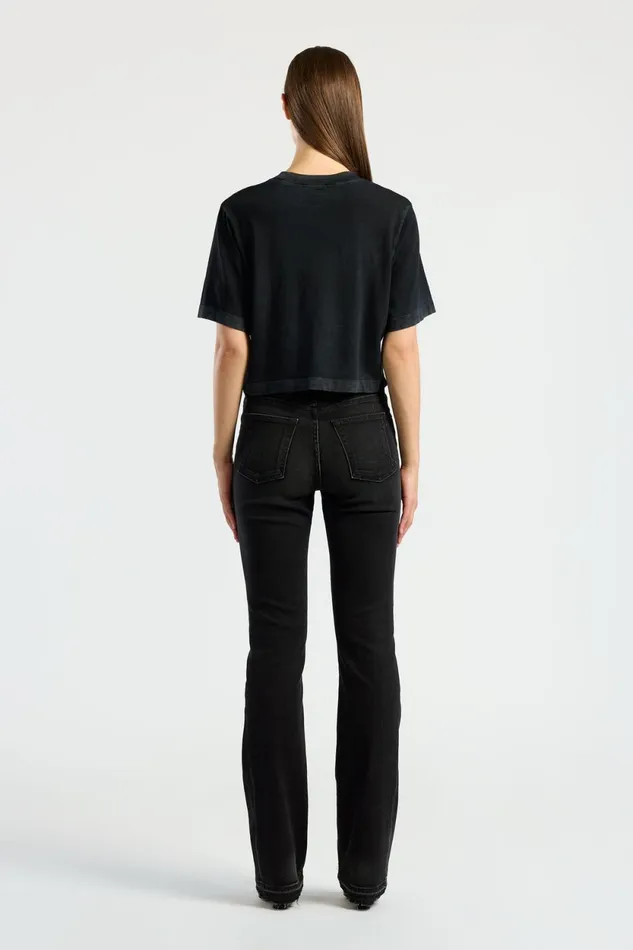 Women Tokyo Crop Tee Vintage Black COTTON CITIZEN Tees
